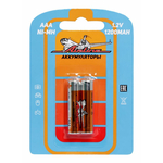 Батарейки AAA HR03 аккумулятор Ni-Mh 1200 mAh 2шт. AirLine AAA-12-02