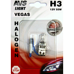 Лампа галогенная AVS Vegas в блистере H3.12V.55W (1 шт.)