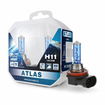 Лампа галогенная AVS ATLAS PB /5000К/ H11.12V.55W Plastic box -2 шт.