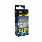 Лампа светодиодная T10 T106 /белый/ (W2, 1x9, 5d) 10 SMD 2835 12-24V, блистер, 2 шт.