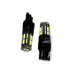 Лампа светодиодная T10 T104 /белый/ (W2.1x9.5D) CANBUS 18SMD 4014 12-24V.блистер, 2 шт.