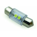 Лампа светодиодная T11 SV026 (SV8, 5/8) 2x3528 SMD 31мм, блистер 2 шт.