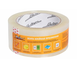 Лента клейкая прозрачная (скотч), 48 мм*100 м AirLine AAT-S-02