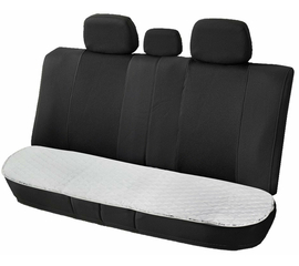 Накидка из искусственного меха, белая с коротким ворсом, на заднее сидение, 1 шт. AirLine AFC-A-05