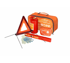 Набор автомобилиста "Техосмотр" (Знак AT-02+Аптечка AM-01+Огнетушитель ОП2 AO-OP2+Перчатки AWG-C-01) AirLine ANA-01