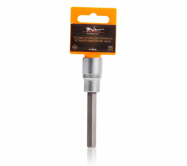 Головка 1/2" DR с шестигранной вставкой 10мм длиной 100мм AirLine AT-BS-51