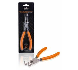 Щипцы для стопорных колец "загнутый сжим" 7" (180мм) AirLine AT-ICP7-04