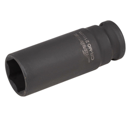 Головка ударная торцевая 1/2" DR шестигранная удлинённая 21мм AirLine AT-IS12-32