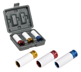 Набор головок ударных для колёсн. дисков 1/2" DR шестигр. удлинён. 3 предм. (17, 19, 21мм) AirLine AT-IS12-41