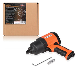 Гайковёрт пневматический ударный 1/2"DR 860Нм композитный AirLine AT-IW-03