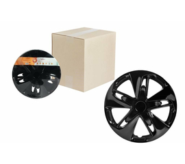 Колпаки колесные 16" "Супер Астра", черный глянец, карбон, компл. 2шт. AirLine AWCC-16-04