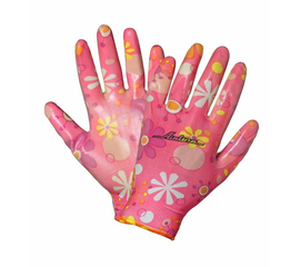 Перчатки нейлоновые женские с цельным полиуретановым покрытием ладони AirLine AWG-NW-09