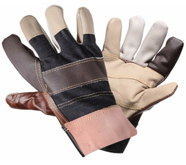 Перчатки кожаные, комбинированные (защитные от механических повреждений ) AirLine AWG-S-13