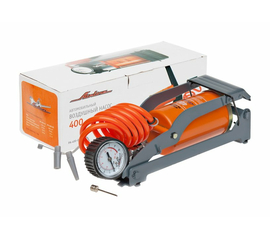 Насос воздушный 400 (ножной, механический, 400 см3, съемный манометр) AirLine PA-400-02