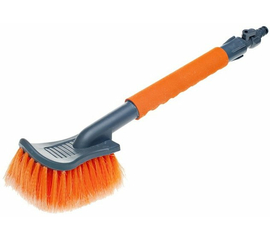 Щетка для мытья с насадкой для шланга, с мягкой распушенной щетиной (40 см) AirLine AB-I-05