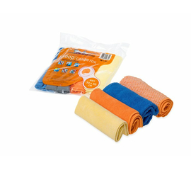 Набор салфеток "рулончики" из микрофибры (4шт., 30*30 см) AirLine AB-V-03