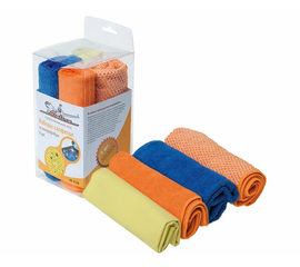 Набор салфеток из микрофибры в блистере (4 шт., 30*30 см) AirLine AB-V-06