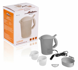 Чайник автомобильный 12В серый пластик AirLine ABK-12-01