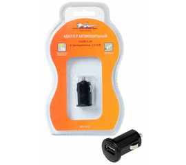 Адаптер автомобильный 1хUSB 2.1А в прикуриватель 12/24В AirLine ACH-1U-12