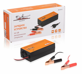 Зарядное устройство 5А 12В, автоматическое, импульсное AirLine ACH-5A-11