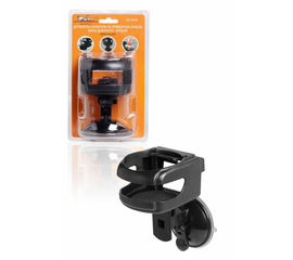 Держатель напитков на приборную панель/окно/дефлектор, черный AirLine ACH-D-002