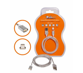 Зарядный универсальный датакабель для Iphone/IPad с магнитным коннектором AirLine ACH-I6M-17