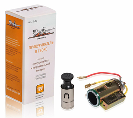 Прикуриватель для ВАЗ 2101-07, Волга, УАЗ, Автобусы в сборе AirLine ACL-12-04