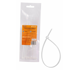 Стяжки (хомуты) кабельные 3,6*150 мм, пластиковые, белые, 10 шт. AirLine ACT-N-03