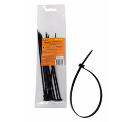 Стяжки (хомуты) кабельные 3,6*200 мм, пластиковые, черные, 10 шт. AirLine ACT-N-21