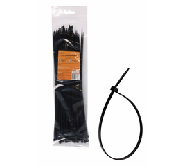 Стяжки (хомуты) кабельные 3,6*300 мм, пластиковые, черные, 100 шт. AirLine ACT-N-26