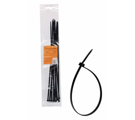 Стяжки (хомуты) кабельные 4,8*350 мм, пластиковые, черные, 10 шт. AirLine ACT-N-27