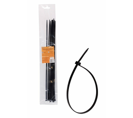 Стяжки (хомуты) кабельные 4,8*400 мм, пластиковые, черные, 10 шт. AirLine ACT-N-29