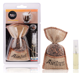 Ароматизатор "Кофе в мешочке со спреем" горячий шоколад AirLine AFCO197
