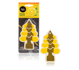 Ароматизатор подвесной картонный "Ель" итальянский лимон AirLine AFEL084