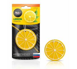 Ароматизатор подвесной пластик "Сочный фрукт" лимон AirLine AFFR092