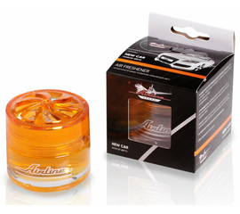 Ароматизатор банка "Галактика" новое авто (оранжевый цвет) AirLine AFGA062