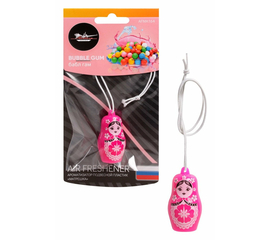 Ароматизатор подвесной пластик "Матрешка" бабл гам AirLine AFMA164