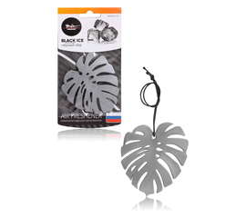 Ароматизатор подвесной пластик "Монстера" черный лед AirLine AFMO219