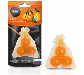 Ароматизатор "Шарики в мешочке" цитрусовый сад AirLine AFSH122