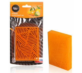 Ароматизатор под сиденье пластик "3D-лабиринт" цитрусовый сад AirLine AFSI113