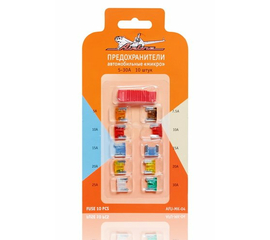 Предохранители "микро" в блистере с экстрактором (10 шт. 5-30А) AirLine AFU-MK-04