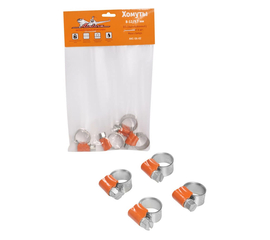 Хомуты 8-12/9, 7 мм, W1 (оцинкованный), комплект 4 шт. AirLine AHC-SK-02