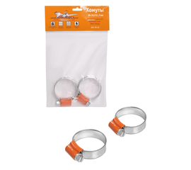 Хомуты 20-32/11, 7 мм, W1 (оцинкованный), комплект 2 шт. AirLine AHC-SK-10