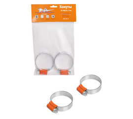 Хомуты 25-40/11, 7 мм, W1 (оцинкованный), комплект 2 шт. AirLine AHC-SK-12