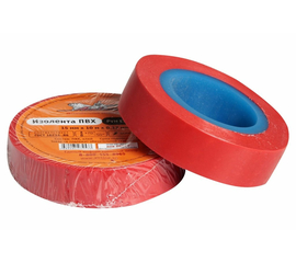 Изолента ПВХ, красная, 15 мм*10 м AirLine AIT-P-02