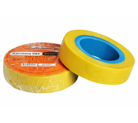 Изолента ПВХ, желтая, 15 мм*10 м AirLine AIT-P-06