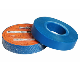 Изолента ПВХ, синяя, 15 мм*20 м AirLine AIT-P-10