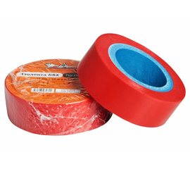 Изолента ПВХ, красная, 19 мм*10 м AirLine AIT-P-12
