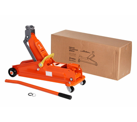 Домкрат подкатной 3т (MIN - 133 мм, MAX - 385 мм) AirLine AJ-3F-385