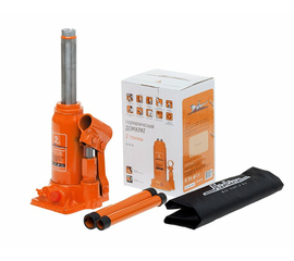 Домкрат бутылочный 2т в сумке (MIN - 165 мм, MAX - 315 мм) AirLine AJ-B-02